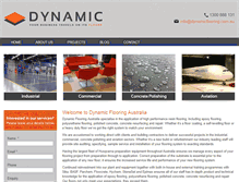 Tablet Screenshot of dynamicflooring.com.au